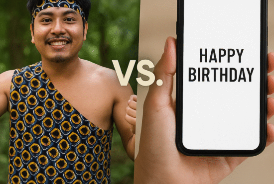 Custom Jungle Themed Video vs Generic Greeting